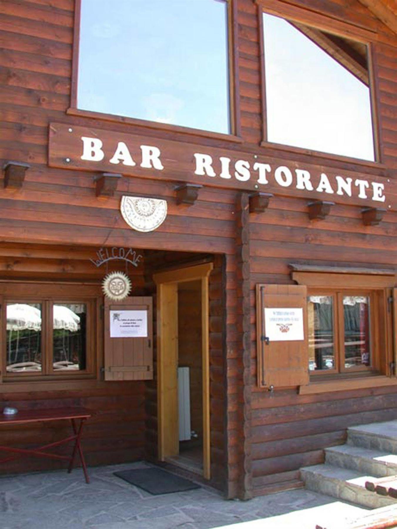 Restaurant Hotel Chalet Del Sole Oulx Exterior foto