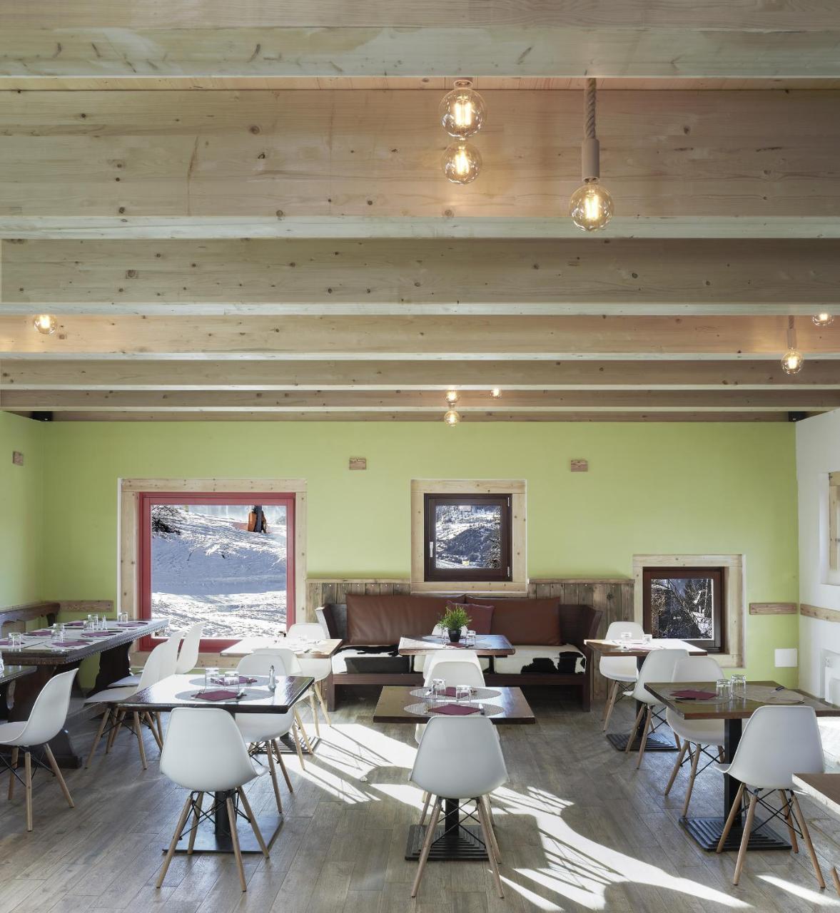 Restaurant Hotel Chalet Del Sole Oulx Exterior foto